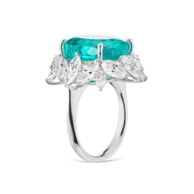 RARE AND UNIQUE NEON BLUE UNHEATED BRAZILIAN PARAI