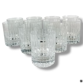 11 Baccarat Harmonie Double Old Fashioned Glasses
