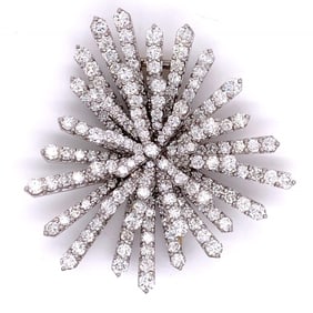 20.00 Ct. Diamond Brooch
