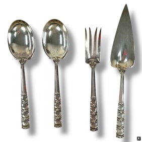 4 Tiffany & Co. "Tomato" Sterling Serving Pieces