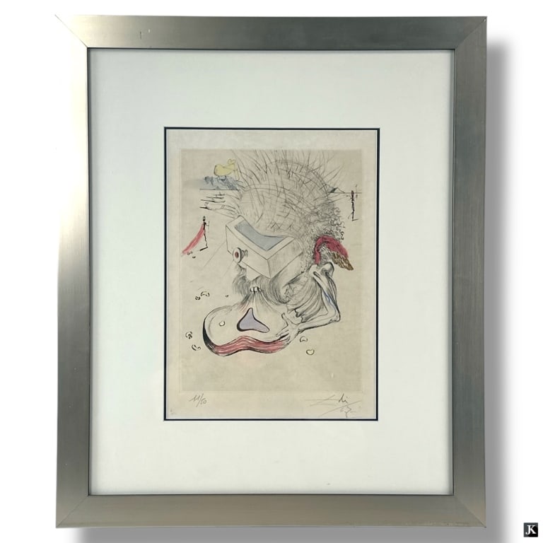 Salvador Dali "Poems Secrets The Beach at Sete" (1 of 6)