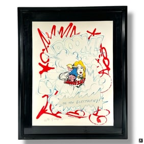 CRASH (JOHN MATOS) Lithograph The Raw Electricity