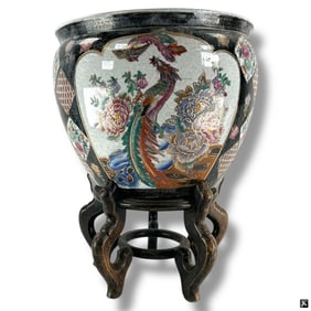 Chinese Porcelain Jardiniere Fish Bowl