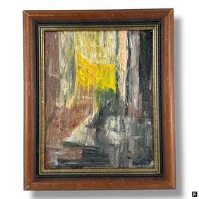 Modern Abstract Expressionist Oil on Canvas