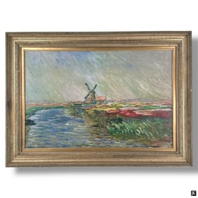 after: Claude Monet "Tulips of Holland"