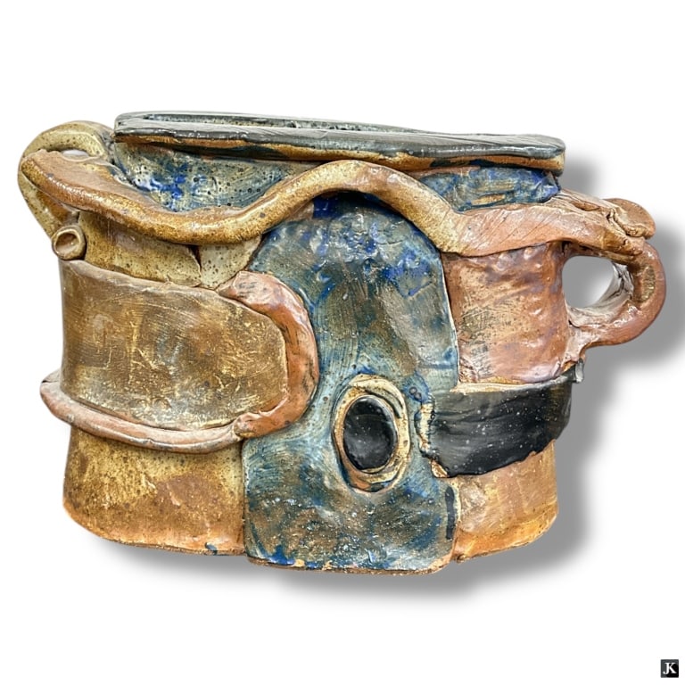 Large Hand Built Pottery Vase Sculpture (1 of 4)