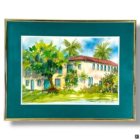 Gretchen Williams Watercolor "Mizner's Dream"