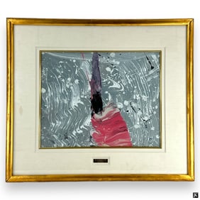 Sky Jones (USA B1947) Abstract Oil Painting/Paper