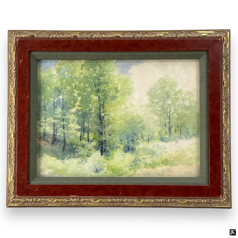 William F. Krondorf Watercolor "Micanopy, FL" (1 of 5)