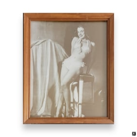 Vintage Photographic Print Of Marlyn Monroe