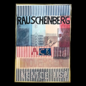 Robert Rauschenberg (USA 1925-2008) "VENICE" Litho