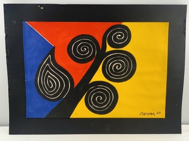 Alexander Calder, Autumn, Lithograph
