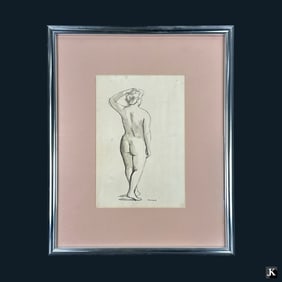 Seymour Remenick (USA 193-1999) Watercolor Of Nude