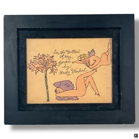 Andy Warhol Framed Color Print "My Garden"