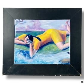 Sharon Yamamoto Ceramic Tile "Looking & Listening"