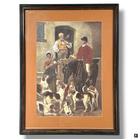 Decorative Color Print "Fox Hunter"