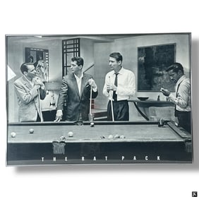 Decorative Framed Black & White Print The Rat Pack