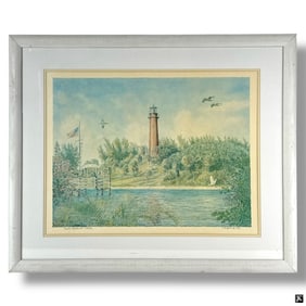 Christopher Griffiths "Jupiter Lighthouse" Signed