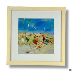 Jossy Lownes Decorative Color Print "Beach Play"