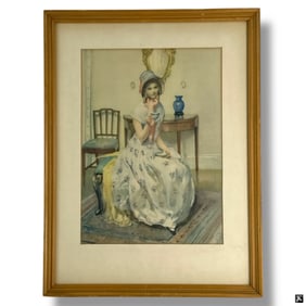 Vintage Decorative Color Print