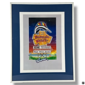 Framed Pensacola Beach Poster Print