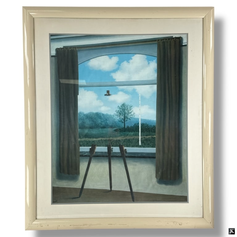 after: Magritte Framed Print "The Human Condition" (1 of 5)