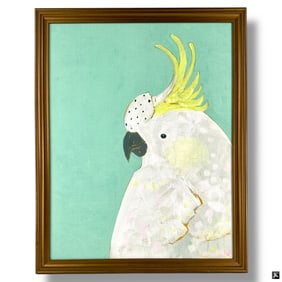 Decorative Canvas Print "Cockatiel"