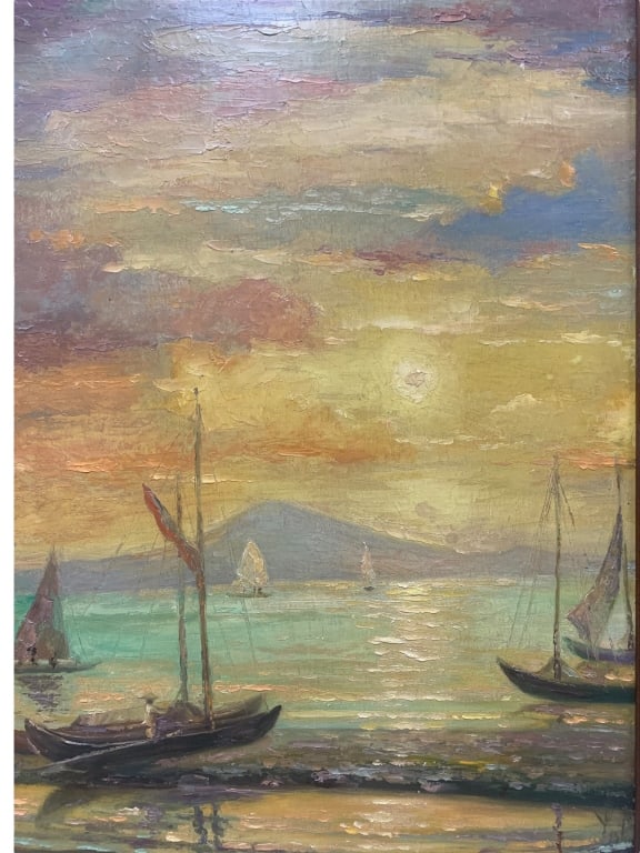 Isidro Ancheta (Filippino, 1882-1946), Signed (1 of 9)