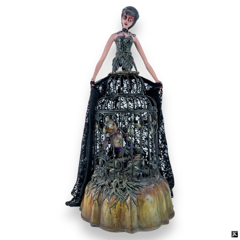 Attr Michelle Tock York (USA 20th/21st) Raven Cage (1 of 4)