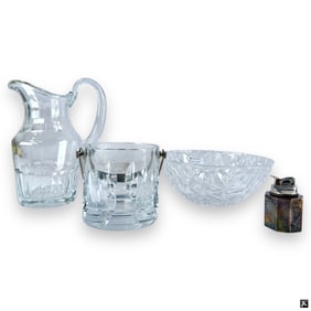 4 Piece St Louis, Tiffany Tableware Lot