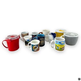 Lot of 11 Coffee & Soup Mugs
