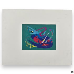 Rolph Scarlett Gouache "Modernist Abstract"