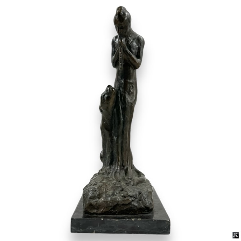 Edwin Willard Deming Bronze "Native American Man" (1 of 5)