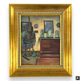 Attr Charles Duback (USA B1926) Still Life Oil