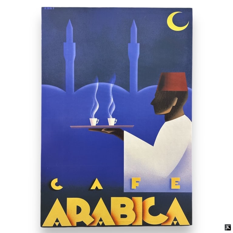 "Cafe Arabica Poster" Decorative Canvas Print (1 of 4)