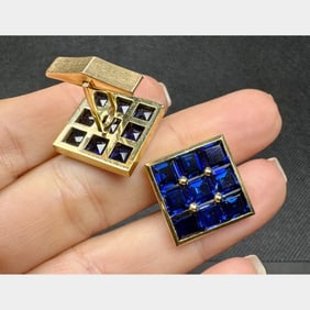 18K & 14K Yellow Gold Cufflinks