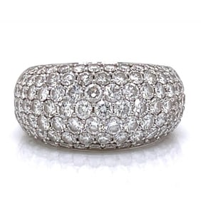 18K White Gold 3.50 Ct. Diamond Ring