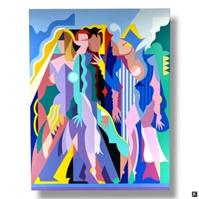 Original Giancarlo Impiglia Circa 1988 Mardi Gras