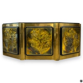 Modernist MASTERCRAFT Brass Credenza. BERNHARD