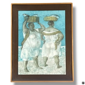 Francisco Zuniga Lithograph