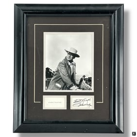 John Wayne Signed Photograph