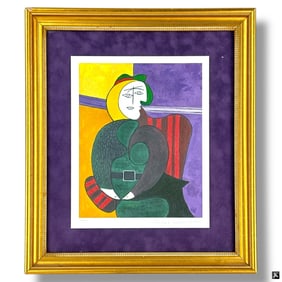after Picasso Giclee "The Red Armchair"