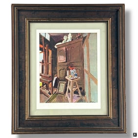 Matisse Offset Lithograph "Studio Interior"