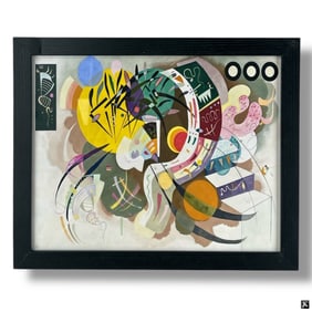 Kandinsky Color Lithograph "Dominant Curve"