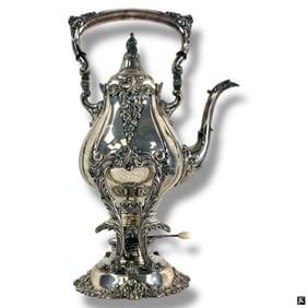 Wallace Grande Baroque Sterling Hot Water Kettle