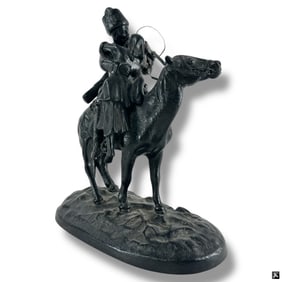 Vasily Gratchev Bronze "The Farewell Kiss"