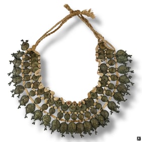 African Tribal Brass Necklace
