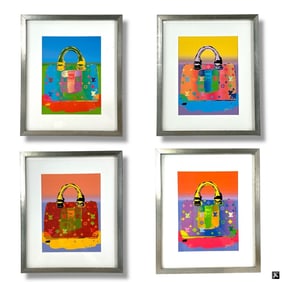 4 Louis Vuitton Handbag Color Pop-Art Prints