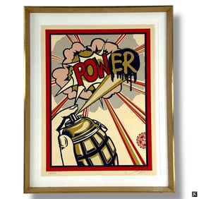 Shepard Fairey Color Lithograph "Power"