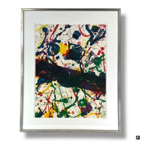 Sam Francis Color Lithograph Untitled (SF 317)